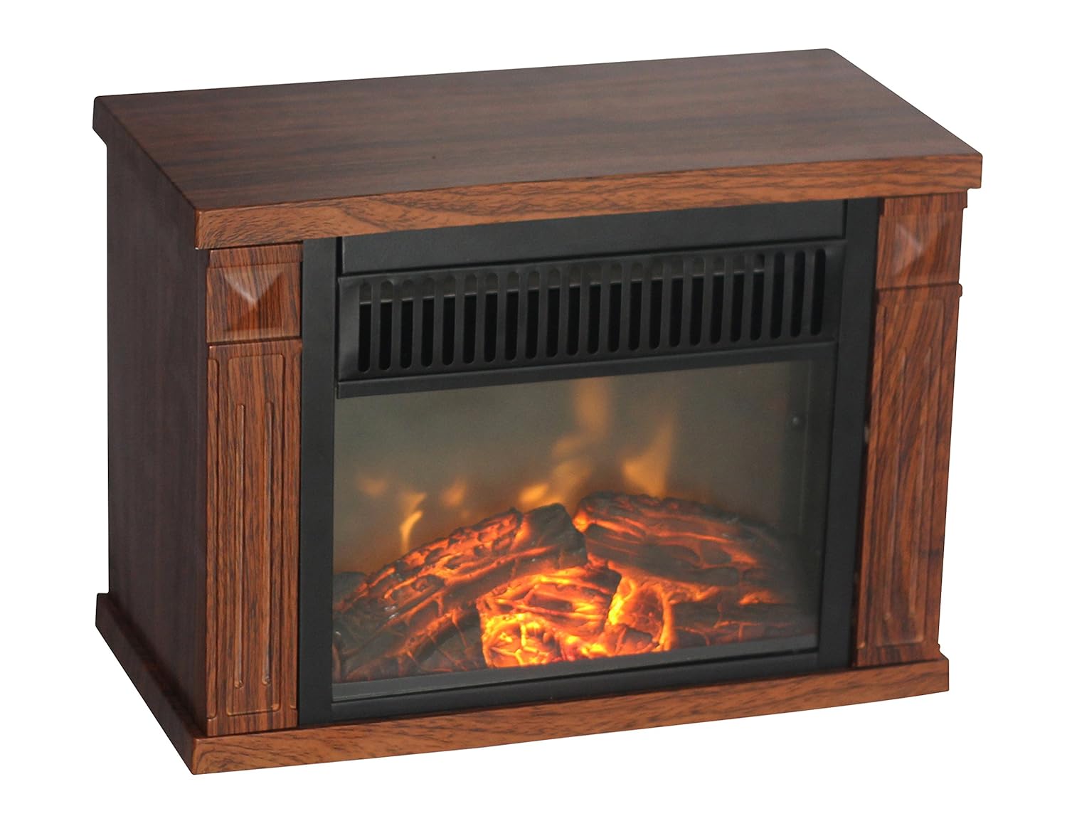 Comfort Glow Emf160 Mini Hearth Electric Fireplace Wood Grain