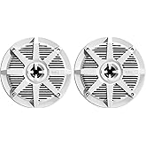 BOSS Audio Systems MR52W 5.25 inch Marine Boat Stereo Speakers - 150 Watts Coaxial, 2 Way, Full Range, 4 Ohms, Weatherproof, Sold in Pairs