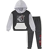 Marvel Spider-Man Miles Morales Boys Hooded Sweatshirt and Pants Set for Big Kids