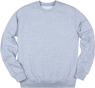 Plain Crew Neck Sweatshirt - Unprinted 