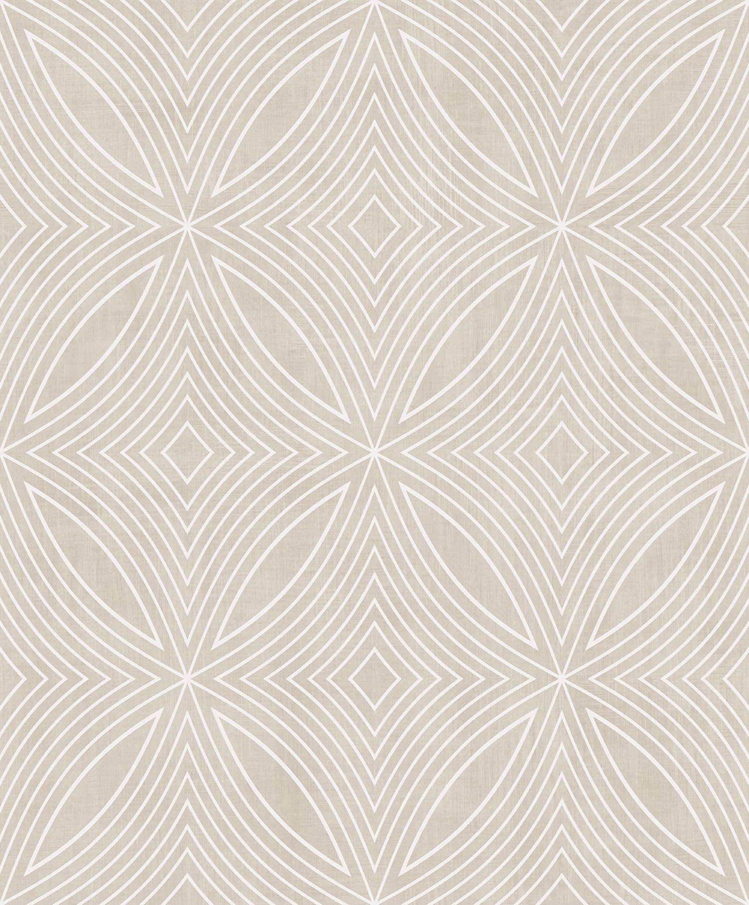 Galerie G67722 Special FX Kaleidoscope Design Wallpaper, Taupe/Silver, 10m x 53cm