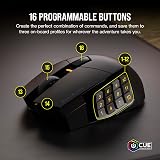 Corsair Scimitar Elite RGB Wireless MMO Mouse 26K DPI 16 Programmable Buttons view 3