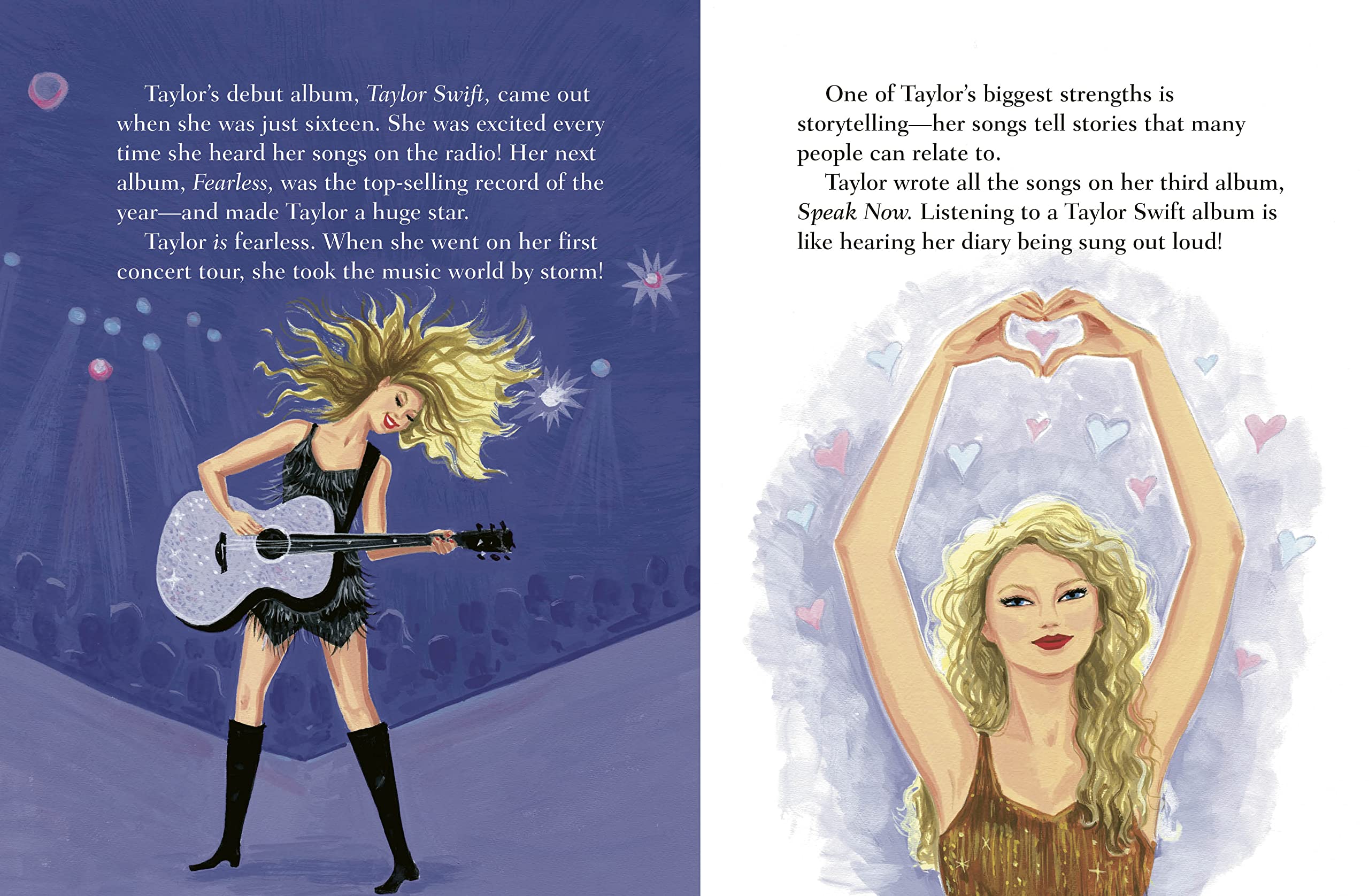 Taylor Swift: A Little Golden Book Biography (Little Golden Book Biographies) Taylor Swift: A Little Golden Book Biography (Little Golden Book Biographies) Hardcover Kindle Audible Audiobook Spiral-bound