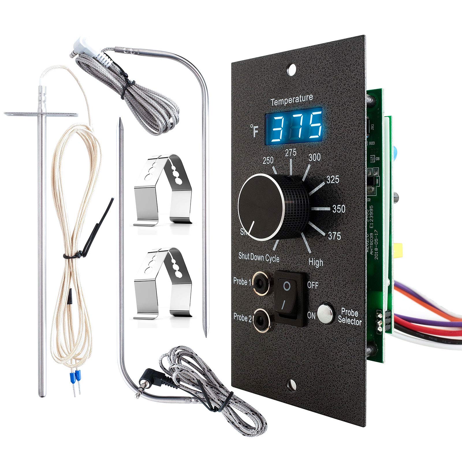 Photo 1 of Digital Pro Controller for Traeger Grill Parts Control Panel Replacement with Meat Probes and Thermostat Board Sensor