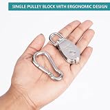 BELLE VOUS M20 Stainless Steel Crane Pulley Block 150kg 330lbs Set view 3