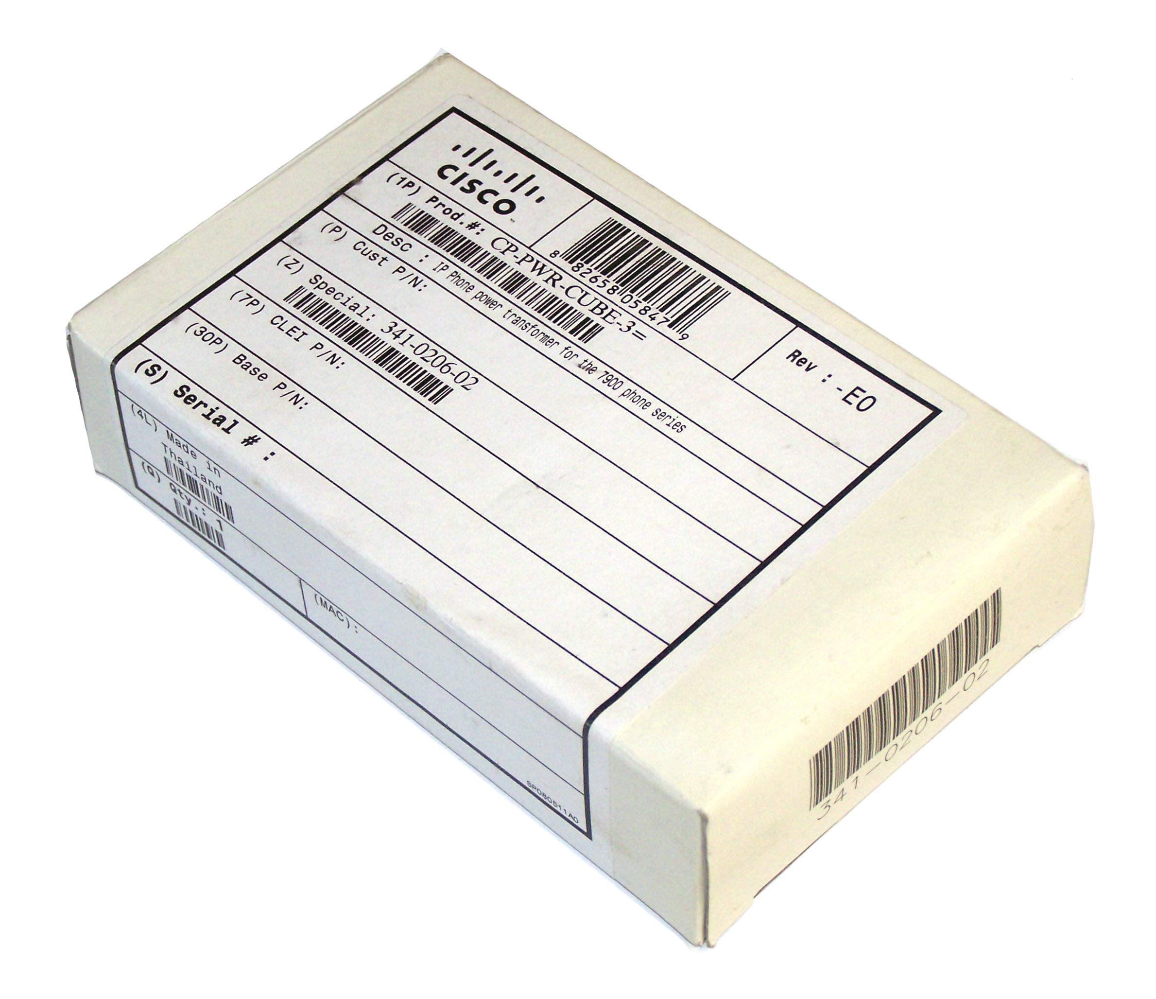 Cisco CP-PWR-CUBE-3 Phone Original 48v 0.38a Power Supply Adapter replace 7960 (Certified Refurbished)