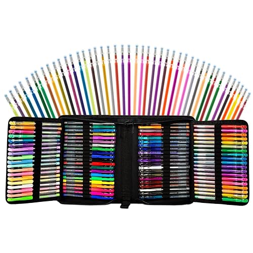 Rainbow Colour Pen Multicolor Gel Pen Set 160 Color Artist Gel Pen