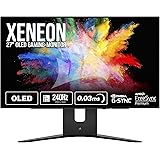 Corsair XENEON 27QHD240 27-Inch OLED Gaming Monitor - 2560 x 1440, 240Hz, 0.03ms, NVIDIA G-SYNC Compatible, AMD FreeSync™ Pre