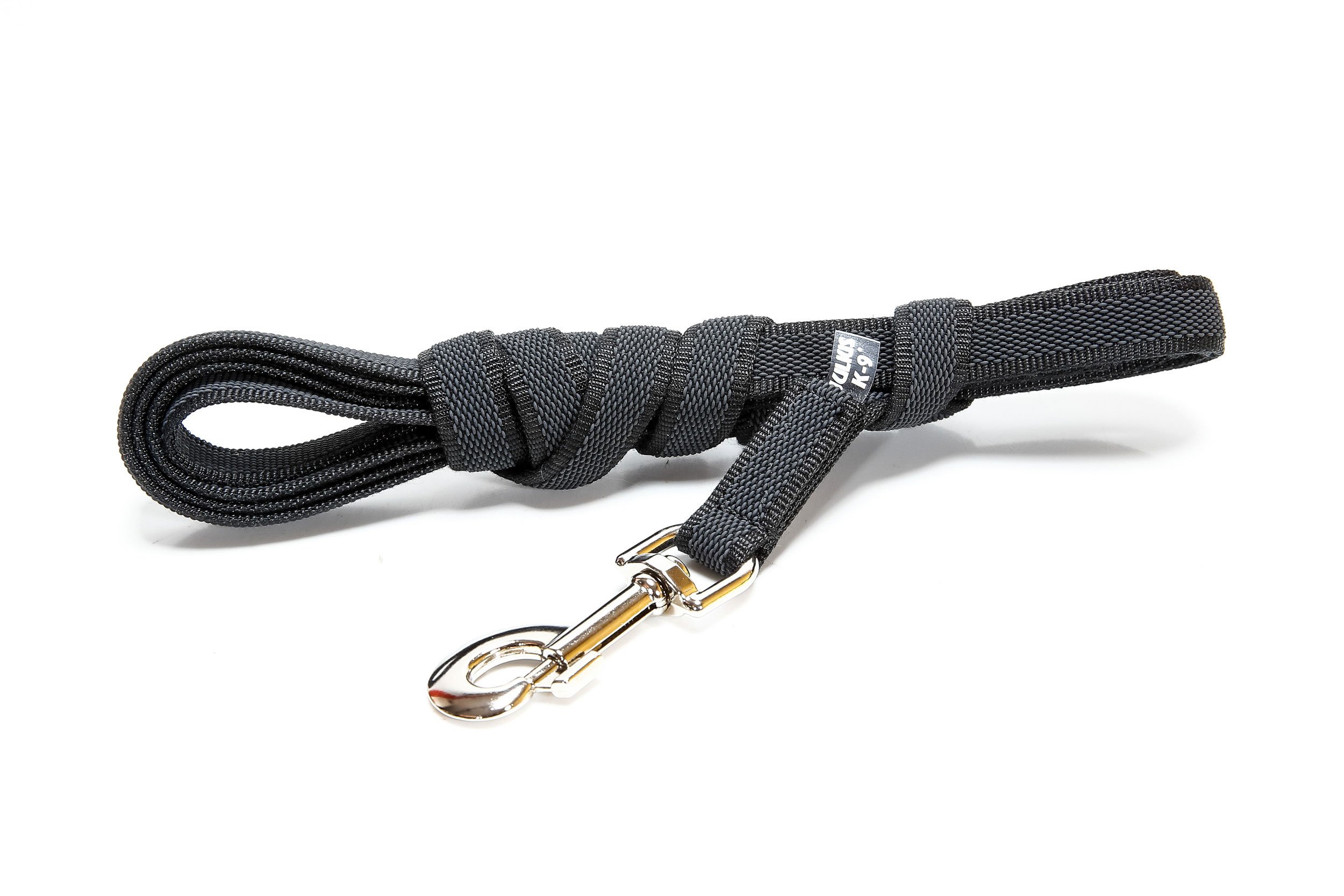 Color & Gray Super-Grip Leash with Handle, 14 mm x 3 m, Black-Gray