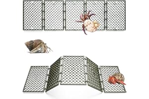 ANRANMM Hermit Crab Climbing Toys | 5 Pcs DIY Mesh Hermit Crab Ladder | Hermit Crab Tank Enrichment Decor | Hermit Crabs Decoration Accessories Supplies Toys Ornaments