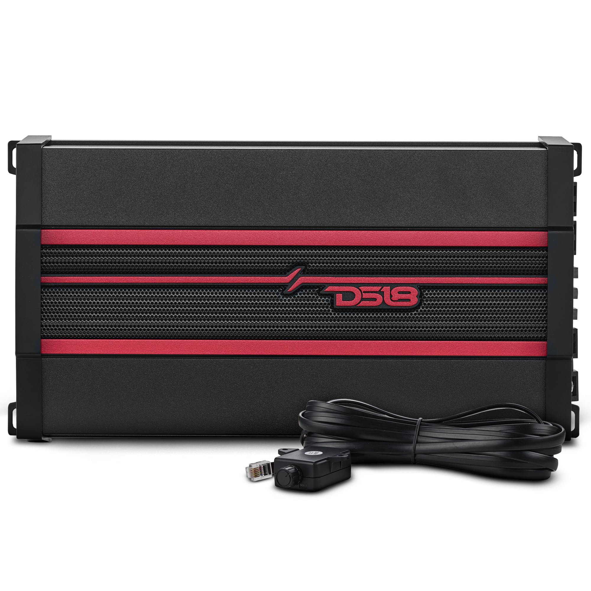 DS18 CANDY-XXL1B 3000 Watts Max Digital Monoblock Class D Amplifier with Remote Subwoofer Level Controller Black