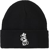 Disney’s Minnie Mouse Classic Adult Black Cuffed Knit Beanie