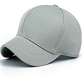 Loneshark Womens Full Mesh Breathable Structured Baseball Cap for Running Mens Summer Quick Dry Moisture Wicking Golf Hat