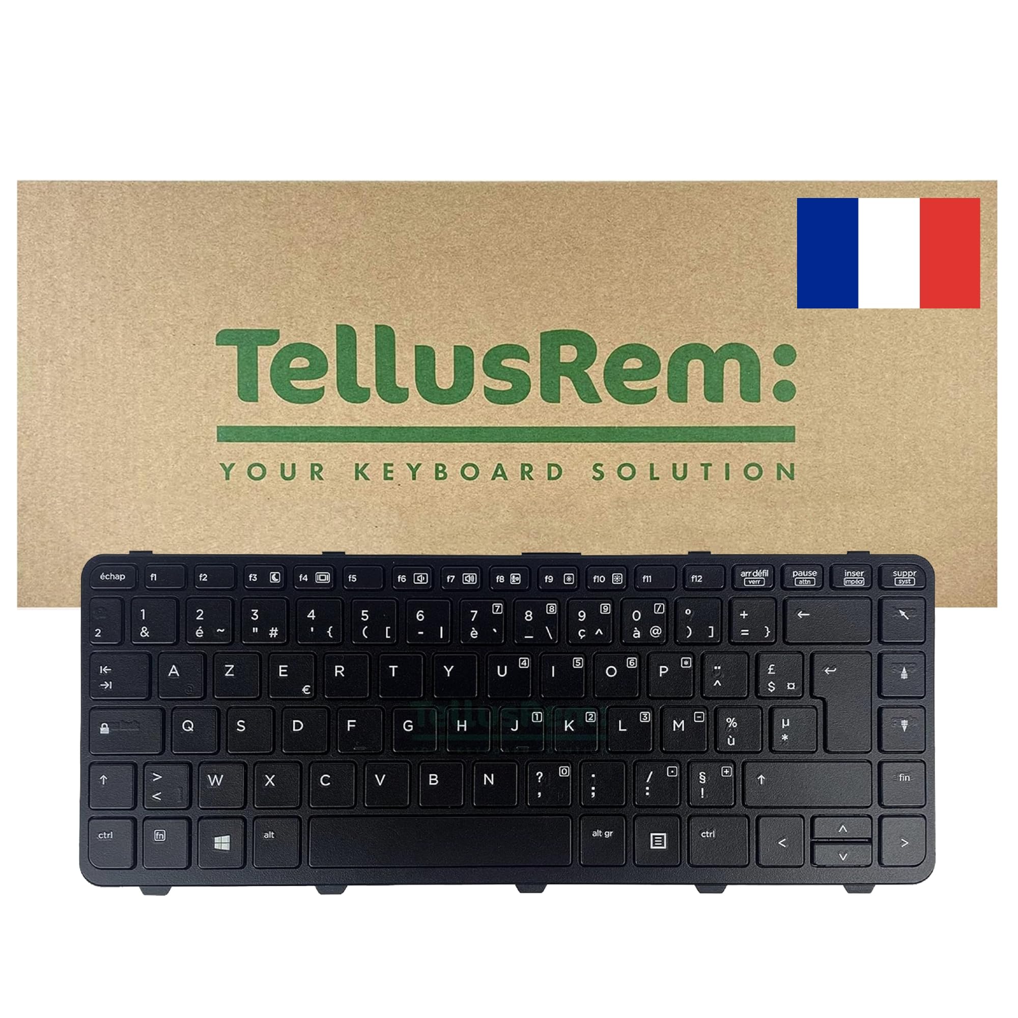 replacement French non-backlit keyboard for HP 640 G1, 645 G1