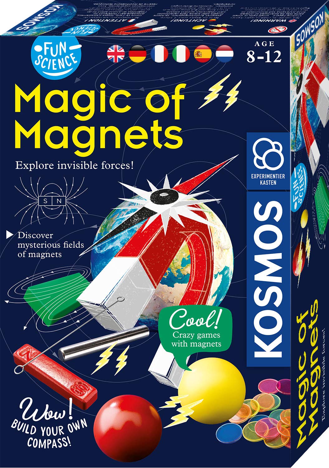 Thames & Kosmos Magic of Magnets, Kids Science Kit, Learning Resources for Magnetism, STEM Toys for Science Experiments, Age 8-12