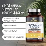 yrhealth Psyllium Husks Capsules 1300mg 180 Vegan with Peppermint & Ginger view 2