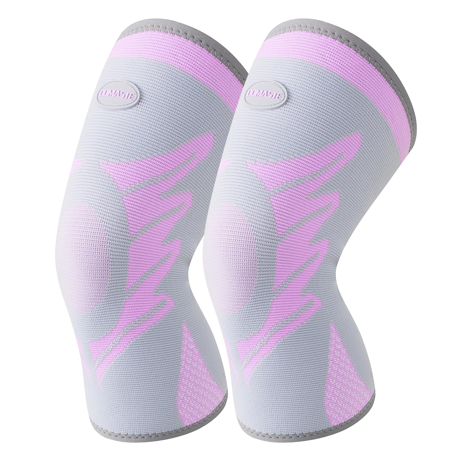 Photo 1 of Domaste Sports Slim Knee Braces for Women - No-Slip Knee Compression Sleeve for Dance, Yoga, Knee Support for Knee Pain, Joint Pain Relief(Phalaenopsis, XL, 2 Pack)