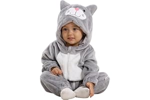 TONWHAR Unisex-Baby Animal Onesie Costume Cartoon Animal Outfit Homewear Kids' One-Piece Rompers