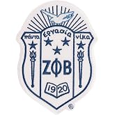 Desert Cactus Zeta Phi Beta Embroidered Iron On Sew On Patch (2 3 inch) | Officially Licensed ZPB Zetas D9 Divine Nine Embroidered Iron On Patch Applique for Jackets Backpacks Bags &amp; Hats