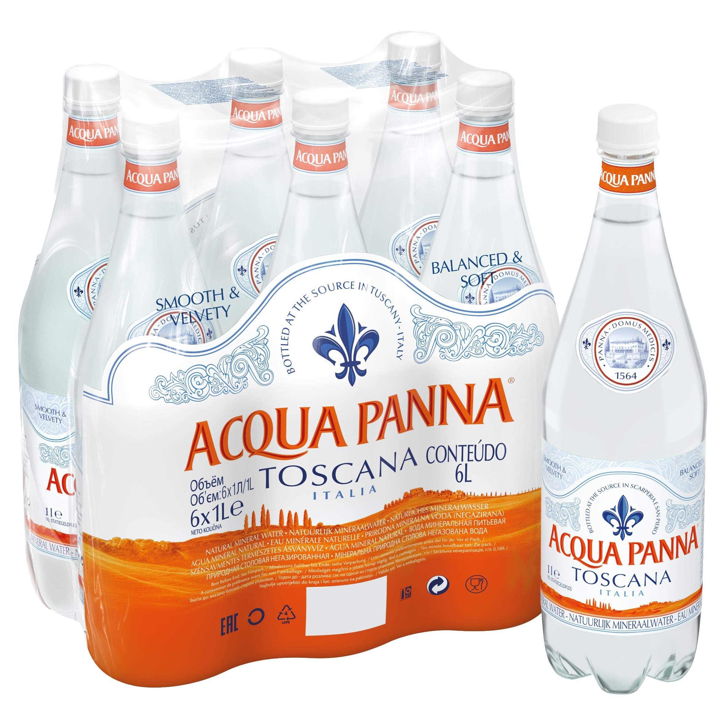 Acqua Panna Still Natural Mineral Water 6x1l Buy Online In Austria At Desertcart At Productid