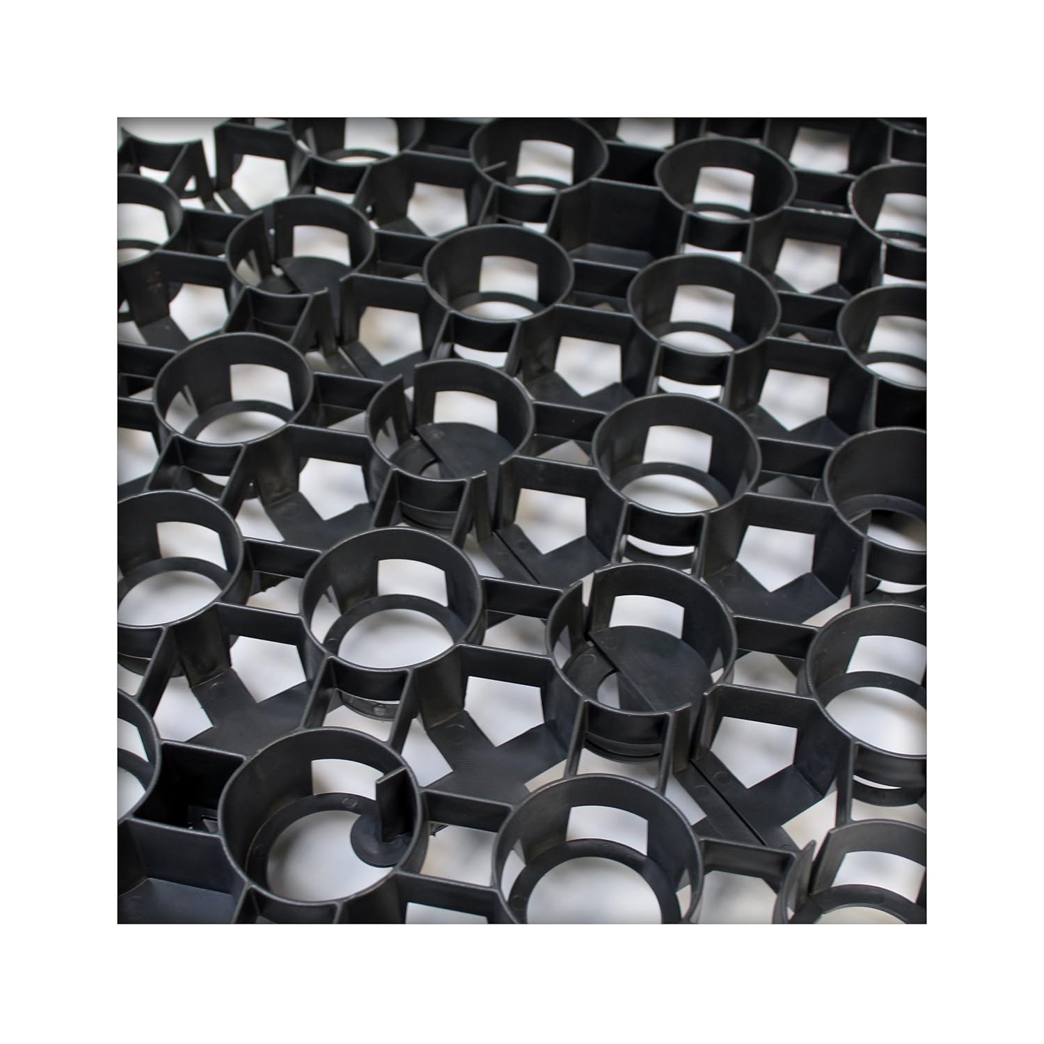 Kiesk ouml nig Rasengitter 50x50x4 Cm Schwarz Rasengitterplatten