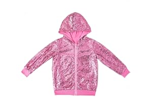 Cilucu Kids Jackets Girls Boys Sequin Zipper Coat Jacket for Toddler Birthday Christmas Clothes