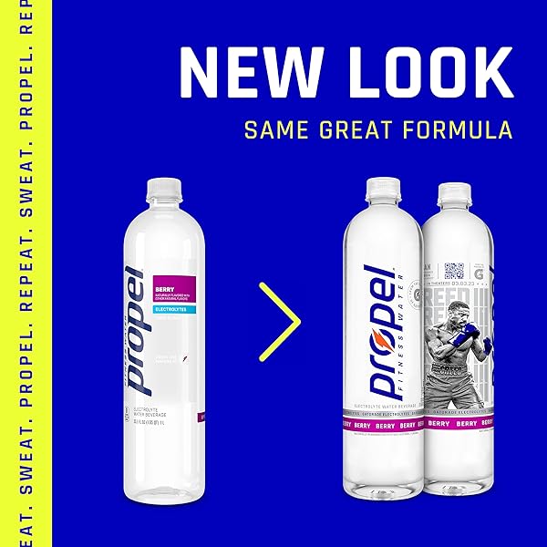 PROPEL, BERRY, 1L BOTTLE, ZERO CALORIE WATER BEVERAGE WITH ELECTROLYTES & VITAMINS C&E, SPORTS DRINK