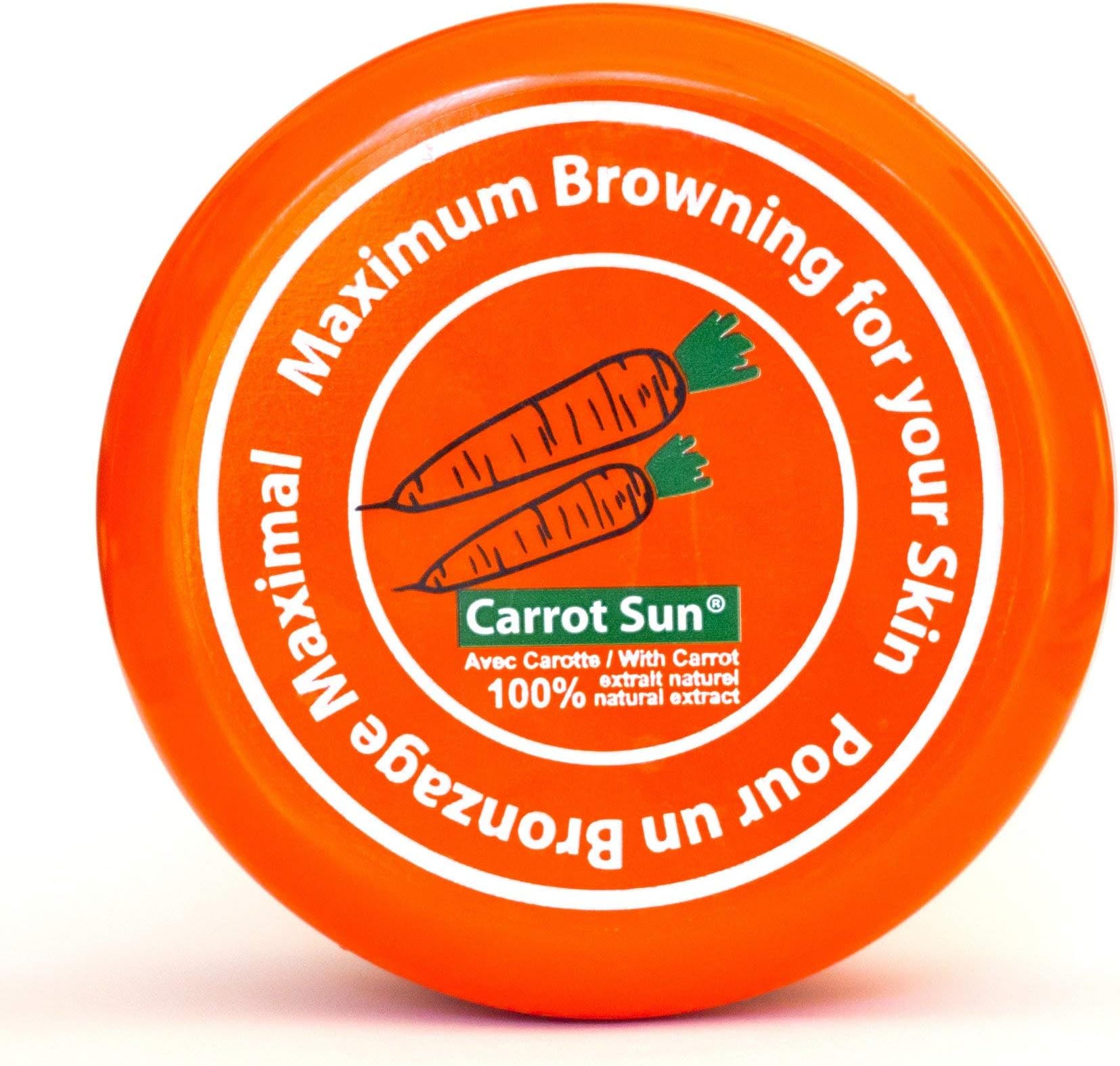 Carrot Sun Tanning Cream Accelerator with Carrot Oil, L-Tyrosine, & Henna for a GOLDEN tan-FAST! 350ml