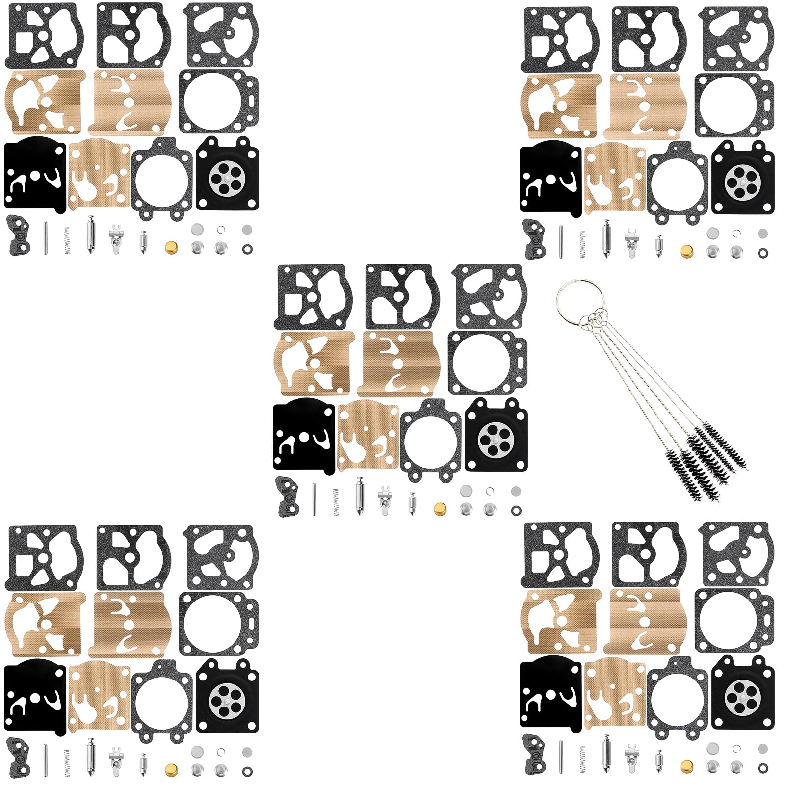 YOFMOO K20-WAT Carburetor Rebuild Repair Kit Compatible with ECHO Homelite Jonsered 244 RX 33 360 37 BR 370 39R H335 H336 H40 HR39 P400 P442 P5500 P600 P933 R39 R40 Rancher 40 Pack for 5