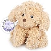 SuzziPals Warmable Golden Retriever Plush Toy, Microwavable Stuffed Animal Heating Pads for Period & Stress Relief, Lavender Dog Stuffed Animal for Anxiety, Bedtime, Puppy Plushie Gifts for Kid Women