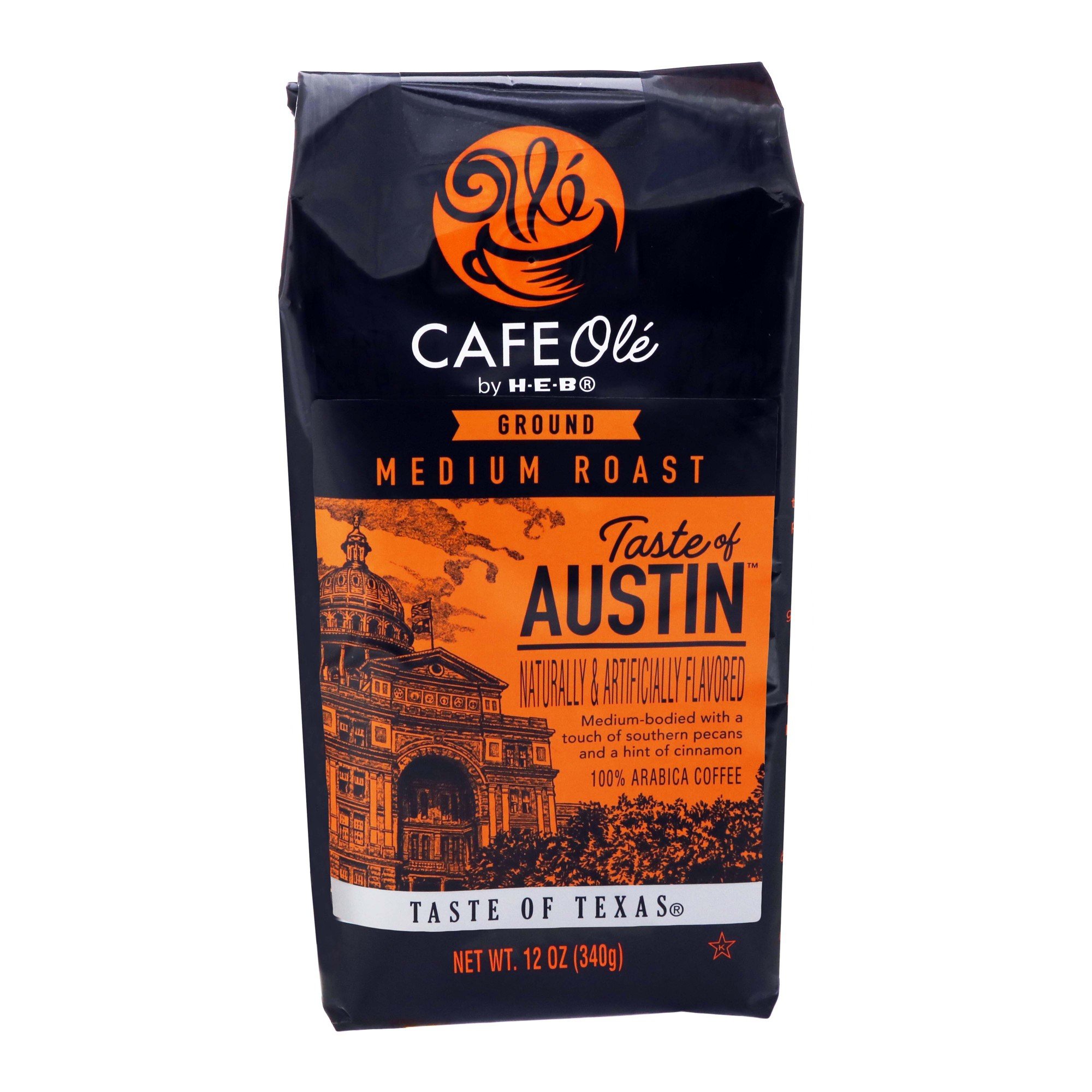 HEB Cafe Ole Ground Coffee 12oz Bag (Pack of 3) (Taste of