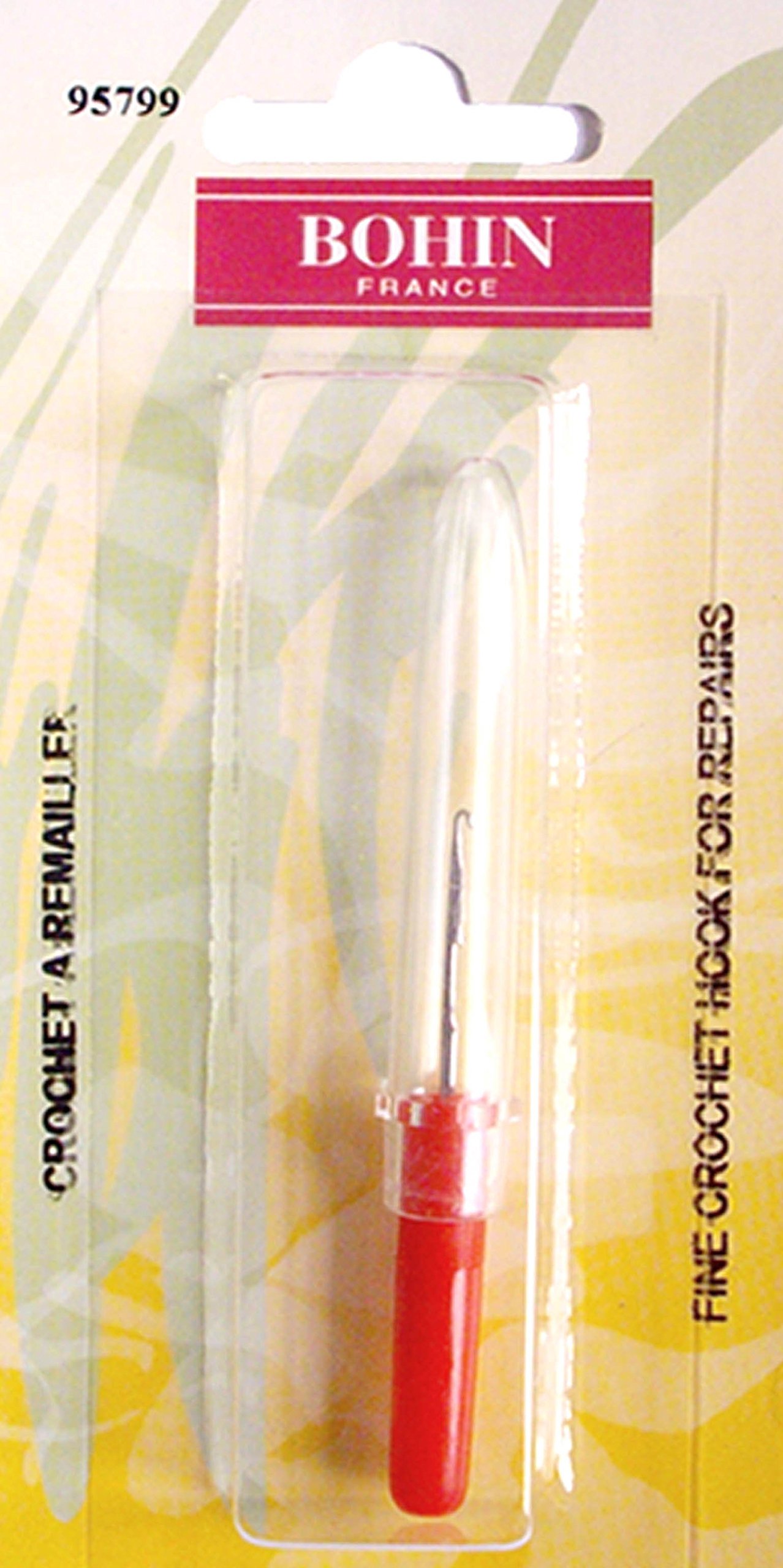 Bohin Fine Crochet Hook for Repair 3in Blister Card