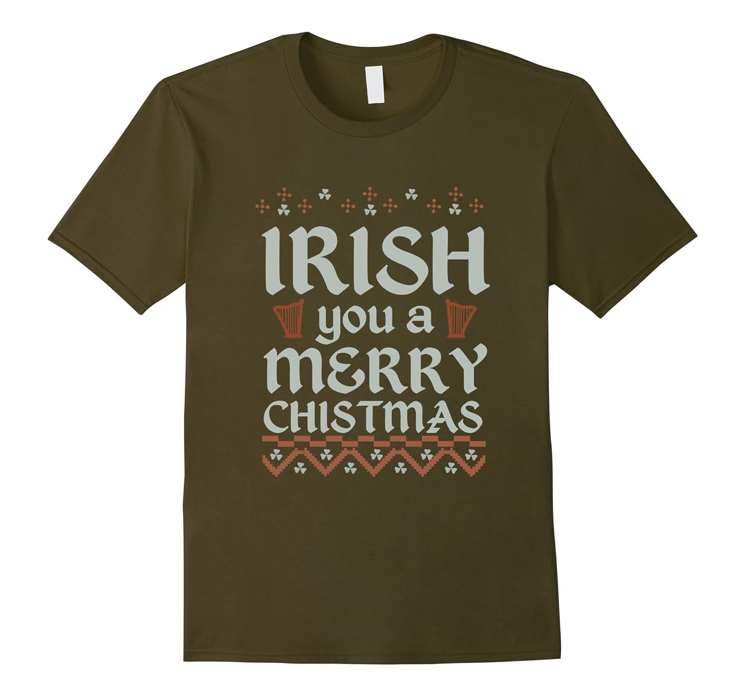 Funny IRISH Xmas Tee IRISH you a Merry Christmas TshirtArt Artvinatee