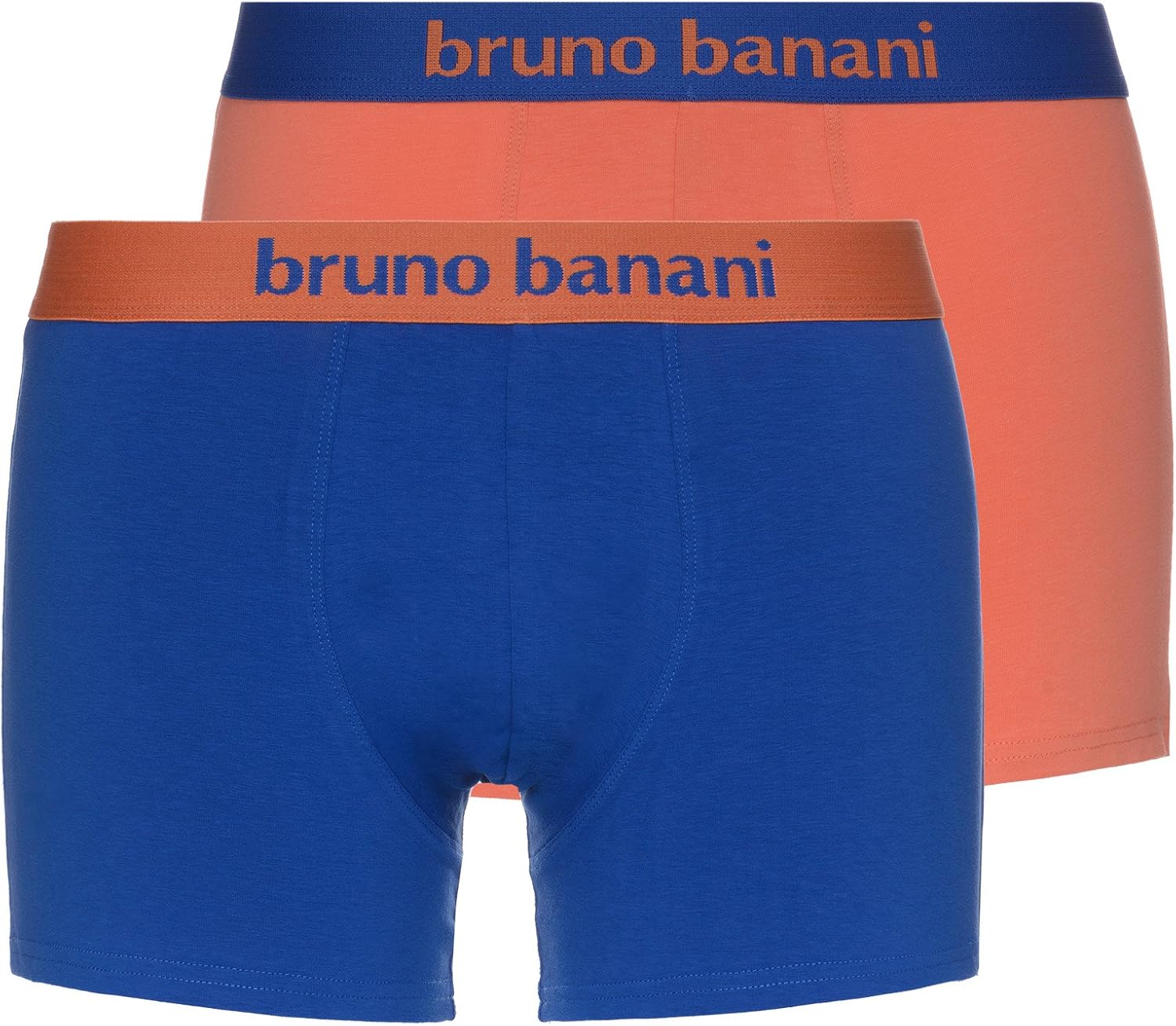 BRUNO BANANI Herren Boxershorts Basic Line – Logo-Bund, 93% Baumwolle, 2er Bis 10er Pack