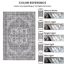 QD-Udreamy 5x7 Area Rugs - Machine Washable Rugs
