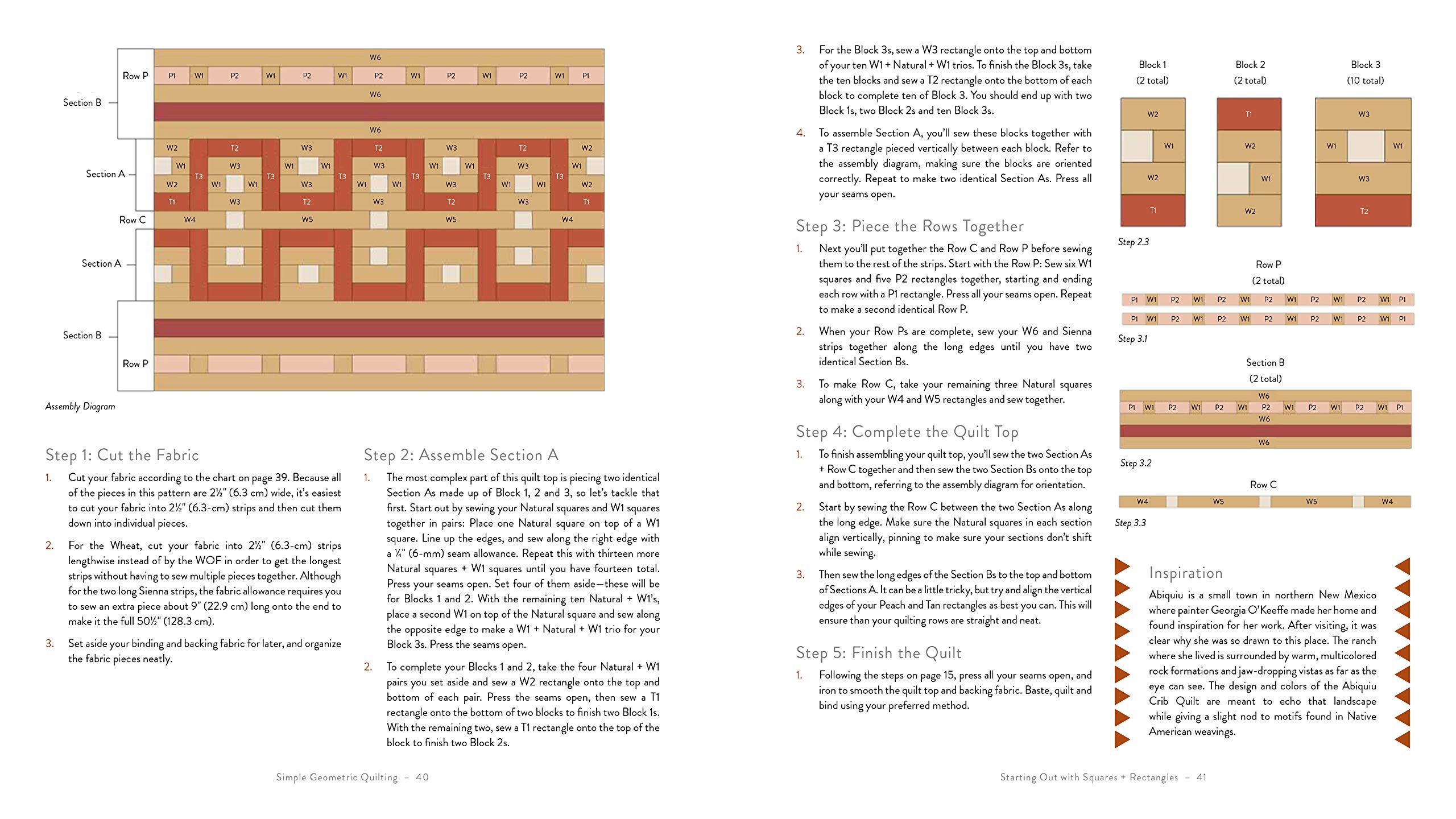 Amazon Com Simple Geometric Quilting Modern Minimalist