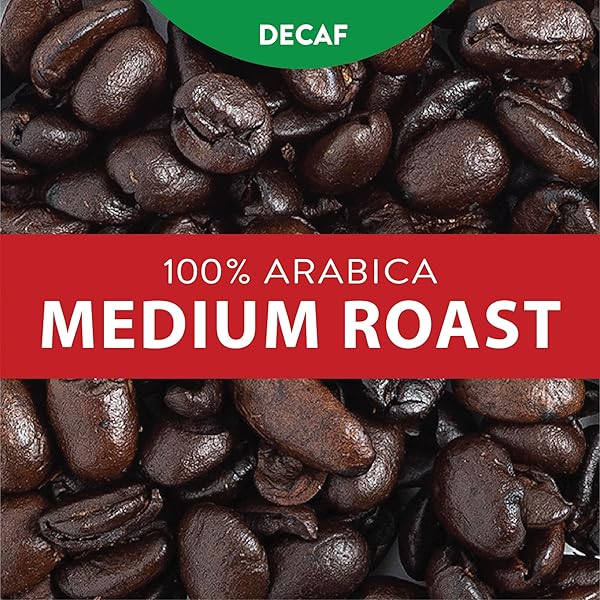 SAN FRANCISCO BAY COFFEE – DECAF MEDIUM-DARK ROAST WHOLE BEAN COFFEE – DECAF GOURMET BLEND (2 LB BAG) – SWISS WATER PROCESSED