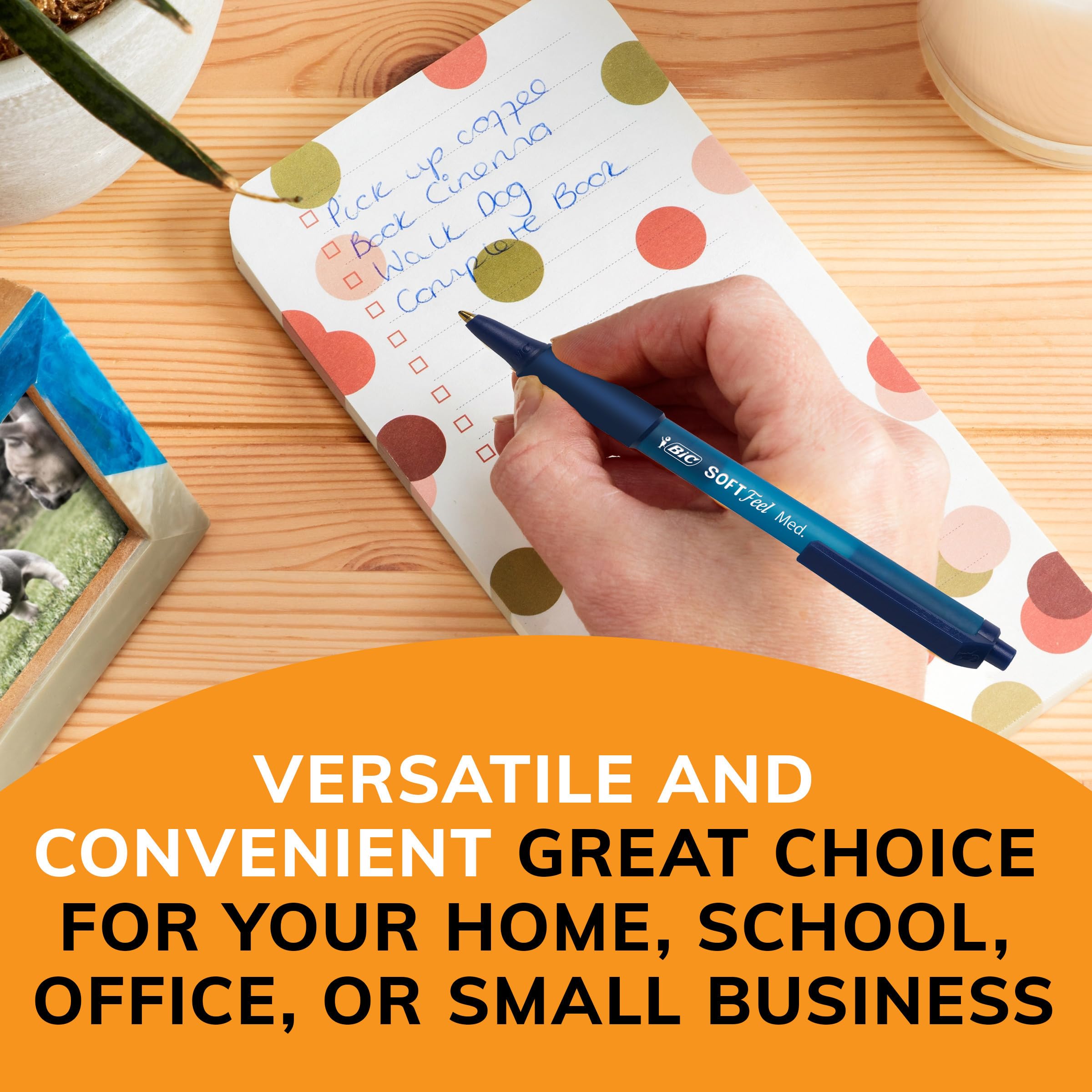 BIC 8373982-8373982 Kugelschreiber Blau Clip-on Retractable Ballpoint Pen 12 Stück(e) SoftFeel Clic Retractable Ballpoint Pen Blue PK12, Soft Feel 7