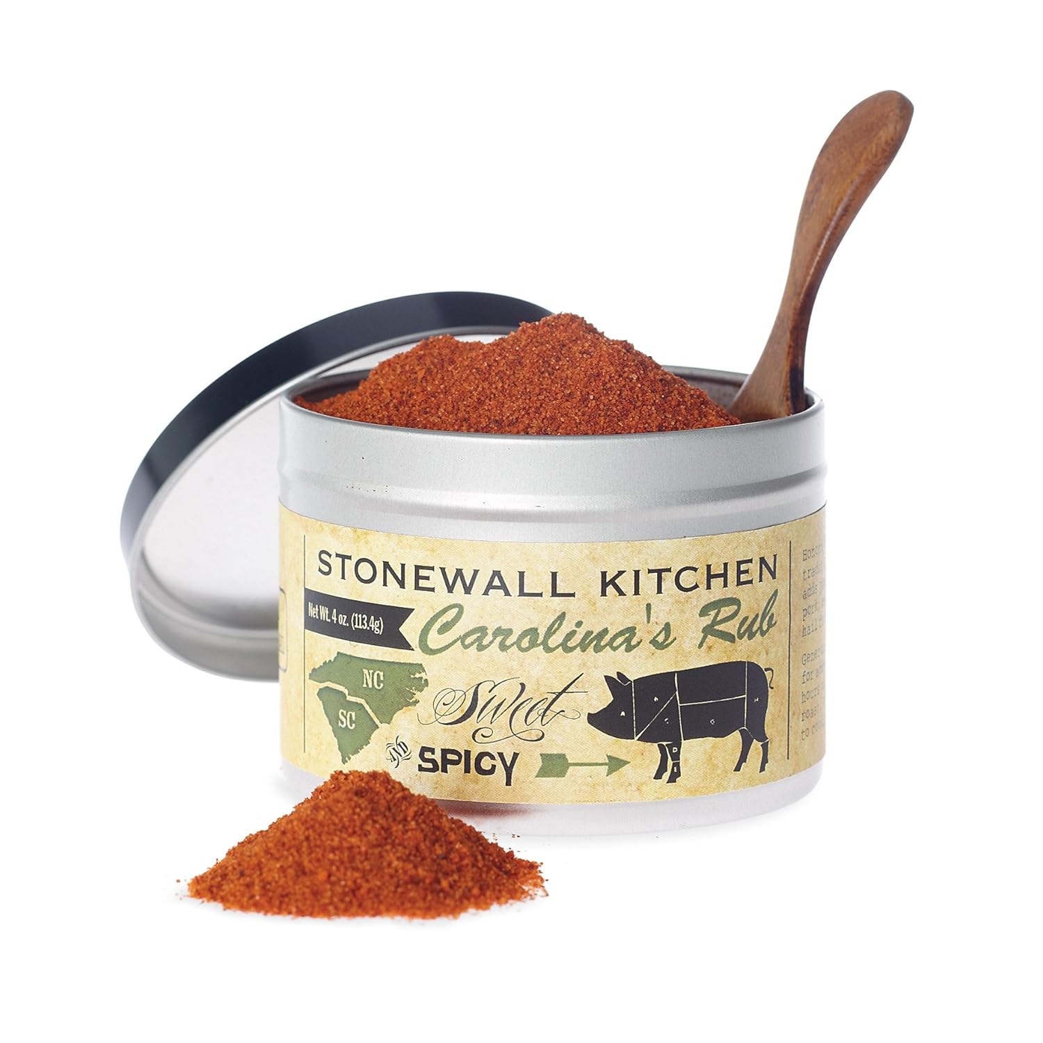 Stonewall Kitchen Carolina de frota, dulce y picante, lata 4 onzas ...