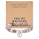 morniface Gifts for Women，Natural Stone Bracelet
