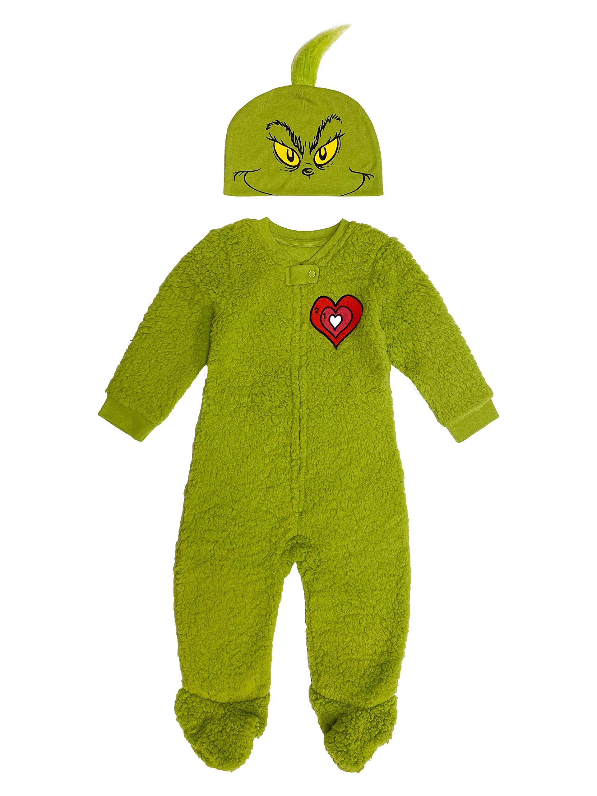 Buy Matching Family Grinch Onesie Pajamas Baby/Infant, 2T Online at