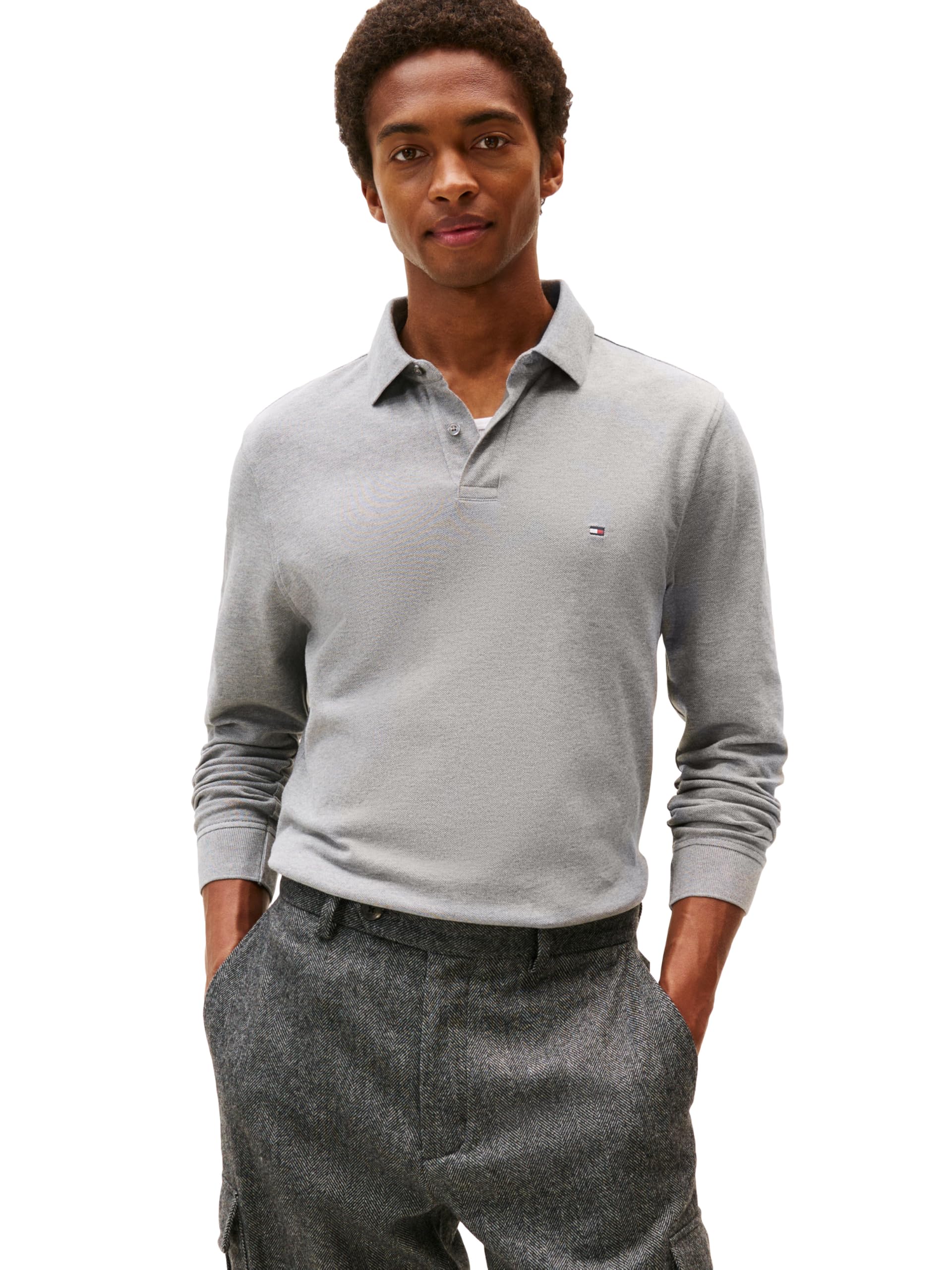 Tommy Hilfiger Men's Long Sleeve Polo Shirts in