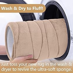 Buganda Memory Foam Bathroom Rug Mat 59x20, Extra
