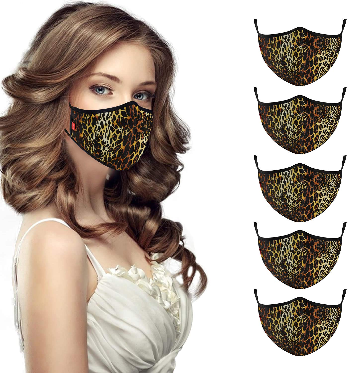 COOL Mask Unisex 3 Layer Reusable Washable Face Mask ( Pack of 5 )