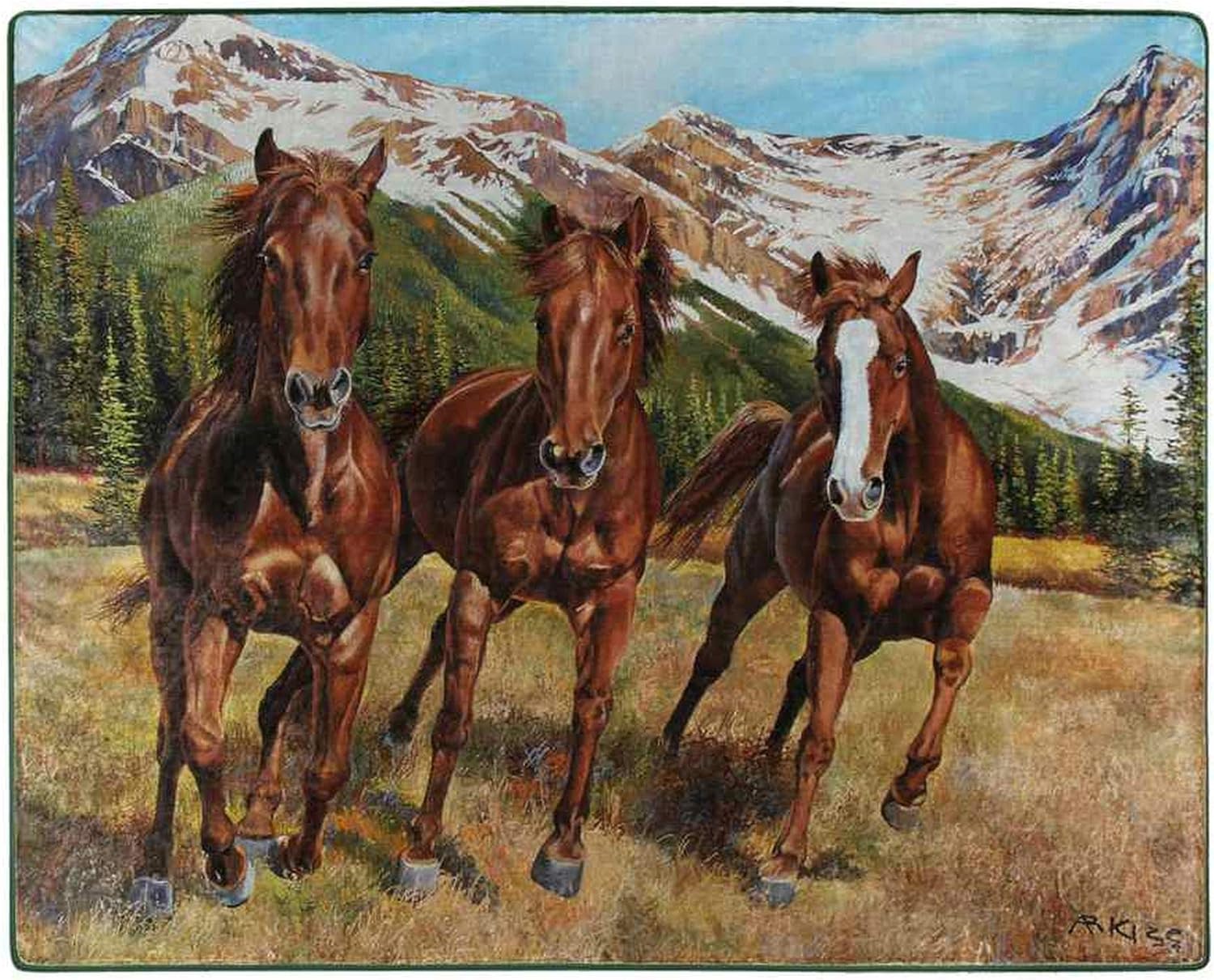 spring horses