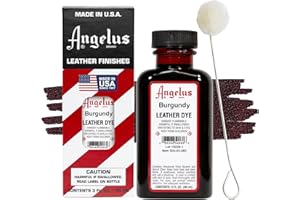 Angelus Leather Dye Burgundy - 3 Ounces