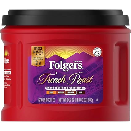 Folgers coffee french roast 24.2oz (025500205342)