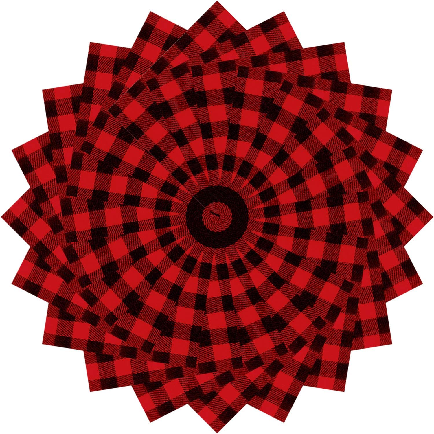 Download Amazon Com 40 Pieces Precut Cotton Fabric Squares Christmas Quilting Fabric Red And Black Buffalo Plaid Cotton Fabric For Diy Sewing Quilting Patchwork Crafts 5 9 X 5 9 Inch PSD Mockup Templates