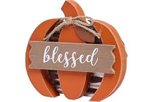 HPC DEC R OUR HAPPY PLACE Pumkin Wood Sign