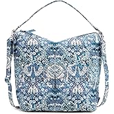Vera Bradley Women's Cotton Oversized Hobo Shoulder Bag